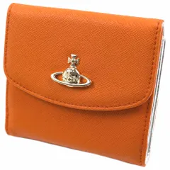 ヴィヴィアンウエストウッド 財布 二つ折り財布 レディース オレンジ SAFFIANO ORANGE Vivienne Westwood 51150003-L001N-F401