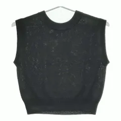 未使用級✨　MARGARET HOWELL 24SS ニットベスト　リネン　麻 マーガレットハウエル リネン混 ニットベスト М 近年モデル