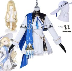 鳴潮 フィービー Phoebe コスプレ衣装セット+ウィッグ 帽子+髪飾り付き 全小物付き Wuthering Waves コスプレ コスチューム ステージ服 人気ゲーム 撮影 cosplay