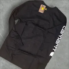 Carhartt(カーハート) ロゴ 長袖Tシャツ K231 黒 S ／ M L