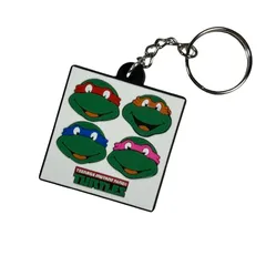 ミュータントタートルズ／ラバーキーホルダー／アメリカン雑貨／アメコミ