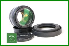 【動作保証・点検済】良品■Nikon AF NIKKOR 50ｍｍ F1.4D■前後キャップ・フィルター付き■JJ514