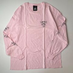 XL【TPL™️】"A Day" LONG SLEEVE TEE ライトピンク