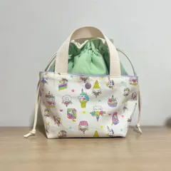 保冷 保温裏地付き お弁当袋   ランチバック  ユニコーン🦄