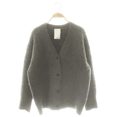 ✨美品✨ウィムガゼット 24AW ミックス ヤーン ニット カーディガン グレー ✨美品✨ウィムガゼット 24AW ミックス ヤーン ニット