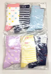 【正規品】ミキハウス ホットビスケッツ　ソックスパック　74-9628-826　74-9632-573　17-19cm　新品(難あり)