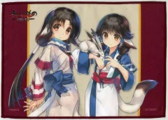 【中古】タオル・手ぬぐい エルルゥ＆アルルゥ オリジナルA4マイクロファイバータオル 「Switchソフト 『うたわれるもの』トリロジーセット for Nintendo Switch」 ゲーマーズ購入特典