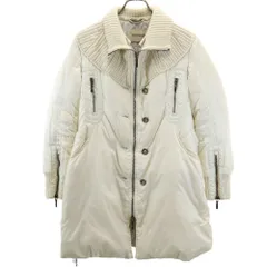 未使用 エルマンノシェルヴィーノ ダウンコート アイボリー Ermanno Scervino レディース