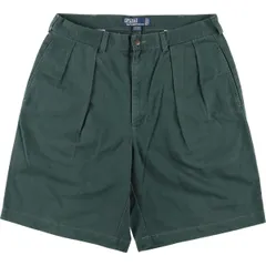 古着 ラルフローレン Ralph Lauren POLO by Ralph Lauren ツータック チノショーツ ショートパンツ メンズw34相当 ツータック/eaa417748