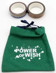 【中古】バッグ EXILE POWER OF WISH マスキングテープ入り巾着(グリーン) 「EXILE LIVE TOUR 2022 “POWER OF WISH” ～Christmas Special～」 EXILE TRIBE STATION限定