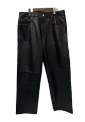 supreme レザーバギーパンツ Supreme Leather Baggy 5-Pocket Jean 32