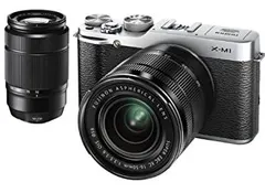 【中古】 FUJIFILM 富士フィルム デジタルカメラミラーレス一眼 X-M1ダブルズームレンズキット シルバー F X-M1S 1650 50230KITのサムネイル