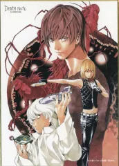 【中古】紙製品 夜神月＆ニア＆メロ 「デスノート展 DEATH NOTE EXHIBITION ミニ色紙コレクションVol.2」