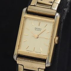 セイコー ミニタンク ゴールド レクタン SGP×SS - メルカリ