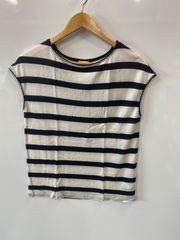 d143⚫︎URBANRRESEARCHDOORS⚫︎アーバンリサーチドアーズ⚫︎ズーダーフレンチストリーブ⚫︎サマーニット⚫︎セーター⚫︎size⚫︎OＮE⚫︎白紺