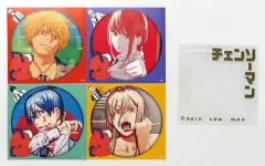 【中古】シール・ステッカー 集合 箔入りクリアケーススタンド付きシール4枚セット 「チェンソーマン」