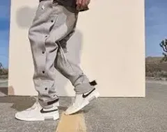 NIKE × FEAR OF GOD サイドスナップウォームアップロングパンツ Amazon.com: Nike Men's x Fear of God Warm-Up Pants NBA