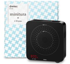 【サイズ:超小型_ブラック】一人用 IHクッキングヒーター 卓上 電気 dret