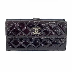 本物 シャネル 長財布 レディース ブリリアント エナメル 黒 ロゴ マトラッセ 楽天市場】【バッグ】CHANEL シャネル ブリリアント マトラッセ