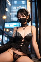250627-127AI美女 パンチラ コスプレ ポスター A4サイズ
