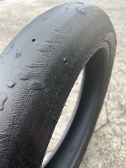 【訳アリ】DUNLOP レーシング　スリックタイヤ　フロント120/70R17 訳アリ】DUNLOP レーシング スリックタイヤ フロント120/70R17 - メルカリ
