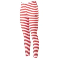 アディダス(adidas) AG ボーダーアンダータイツ BU457-F45273 プリズムピンクF13/ホワイト Sサイズ