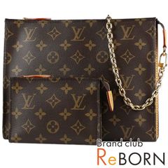 LOUIS VUITTON/ルイ ヴィトン　トイレタリー ポーチ オン チェーン（ショルダーバッグ）　モノグラム キャンバス　ブラウン　M81412【新品同様品】