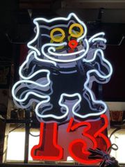 フィリックス ガラス製 ネオンサイン ヴィンテージ フィリックス FELIX 特大 ガラス ネオン 看板 シボレー