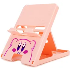 かわいいニンテンドー用スイッチスタンド ピンク カワイイ アニメ スイッチ ライト ホルダー ブラケット 調節可能 折りたたみ式 ポータブル コンパクト プレイスタンド Switch OLED用