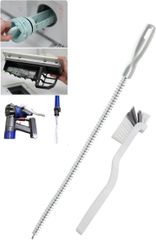 DearJapan ドラム式洗濯機 掃除 ブラシ セット お手入れ メンテナンス 各メーカー対応(ホワイト,  45cm・26cm)