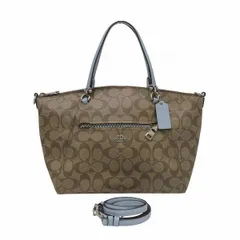 コーチ　COACH　シグネチャー　プレーリー　サッチェル　F79998　PVC　バッグ　ハンドバッグ　レディース　美品