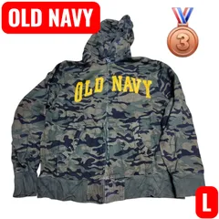 【最安値】90's 希少 OLD NAVY 迷彩パーカー Lサイズ　B14