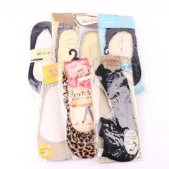 チュチュアンナ他 靴下 7点セット 未使用 浅ばき 100均含む まとめて 大量 ソックス レディース tutu anna etc. 【中古】