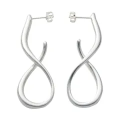 【ヴィンテージシルバー×ピアス】[Cream dot. クリームドット公式] ピアス レディース  金属アレルギー ニッケルフリー 大ぶり ニュアンス クロス 変形 立体 ヴィンテージ調 艶消し マット 大人 