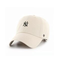 【新品・未使用】'47 6PANEL CAP (Yankees CLEAN UP) BONE フォーティーセブン 6パネルキャップ (ヤンキース クリーンアップ) ボーン