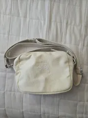 STUSSY(ステューシー) キャンバス サイド ポーチ Natural