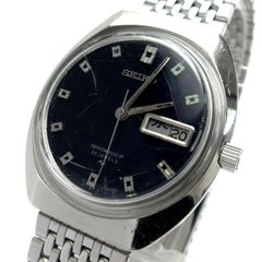 セイコーマチック P オートマチック メンズ デイデイト 濃紺 ネイビー 5106-7010 時計 SEIKO 自動巻き ヴィンテージ