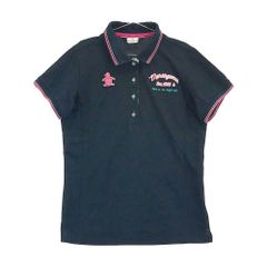 サイズ：M MUNSING WEAR マンシングウェア  半袖ポロシャツ  ネイビー系 [240001645145] ゴルフウェア レディース ストスト
