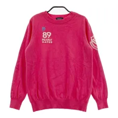 サイズ：1 PEARLY GATES パーリーゲイツ  カシミヤ混 ウールニットセーター  ピンク系 [240101405066] ゴルフウェア レディース ストスト