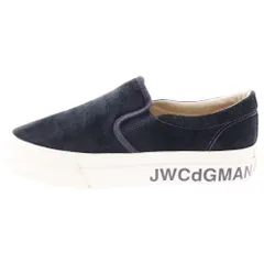 COMME des GARCONS JUNYA WATANABE MAN (コムデギャルソンジュンヤワタナベマン) ×S.W.C Stepney Workers Club スウェードスリッポン ローカットスニーカー ブラック