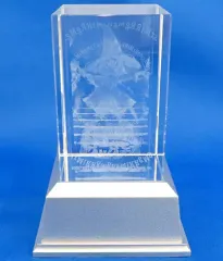 【中古】雑貨 [単品] リレ・ブラウ 3Dクリスタル 「PS4/Switchソフト グリムグリモア OnceMore ファミ通DXパック3Dクリスタルセット」 同梱特典