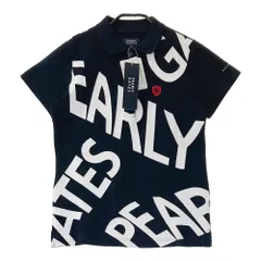 サイズ：0 PEARLY GATES パーリーゲイツ 055-2260710 半袖ポロシャツ ロゴプリント  ネイビー系 [240101475331] ゴルフウェア レディース ストストのサムネイル