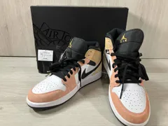 【箱付】 NIKE AIR JORDAN 1 MID SE DX4332-800 MAGIC EMBER /SUNDIAL-WHITE サイズ27.5cm ナイキ エア ジョーダンワン スニーカー