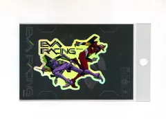 １枚　エヴァンゲリオンレーシング ホログラムステッカー 初号機＆弐号機