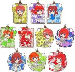 【中古】キーホルダー 全10種セット ラバーチャーム きゅんキャラいらすとれーしょんず 「一番くじ 五等分の花嫁∽ ～五つ子セレブレーション～」 I賞