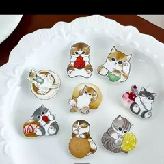 【新品】モフサンド　ピンバッチ　ブローチ　８個セット