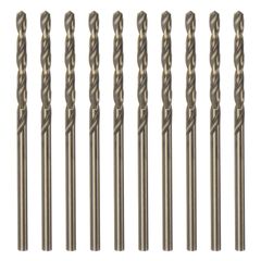 uxcell 10個入りのコバルトジョバードリルビット2.3 mm / 0.091インチ M35ハイスピードスチールHSSツイ ストドリリングビットツール ステンレス鋼 銅 木材 プラスチックなどの硬い材料に対応
