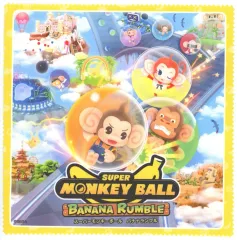 【中古】タオル・手ぬぐい [単品] 集合 オリジナルマイクロファイバータオル 「Switchソフト スーパーモンキーボール バナナランブル セガストア限定DXパック」 同梱特典