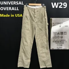 美品/USA製★ユニバーサルオーバーオール/UNIVERSAL OVERALL★ペインターパンツ【メンズ29/股下78cm/beige】ズボン/Pants/Trouser◆zBH900