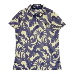 サイズ：1 JACK BUNNY ジャックバニー  半袖ポロシャツ ボタニカル柄 イエロー系 [240101201711]# ゴルフウェア レディース ストスト